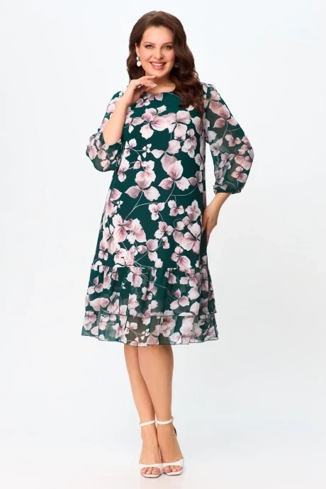 Платье Дали 4425.1 зеленый #1