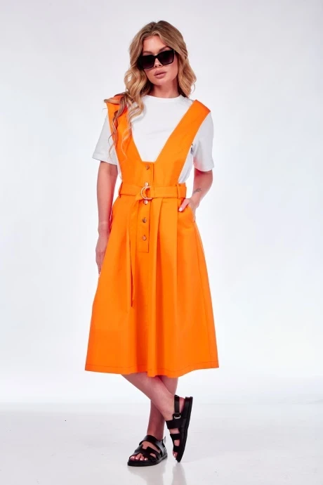 Сарафан Такка плюс 24-223 бежевый #1