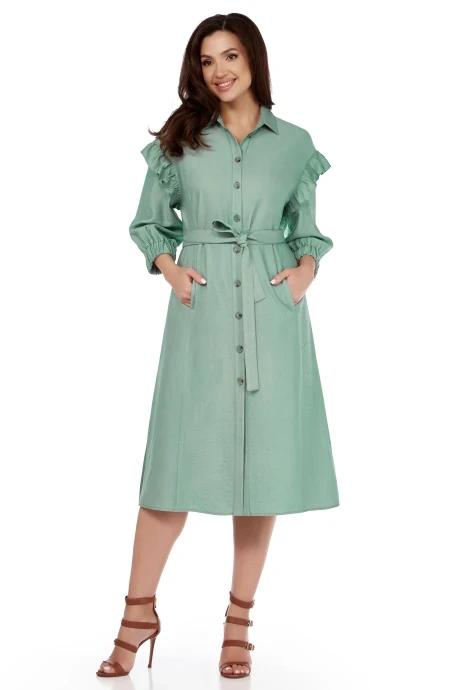 Платье из вискозы ЛаКона 11594 ментол #1