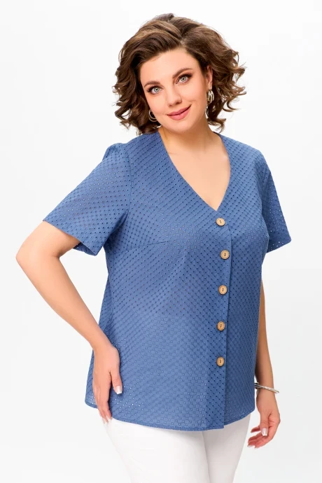Блузка Swallow 743.1 Сизо-голубой #1