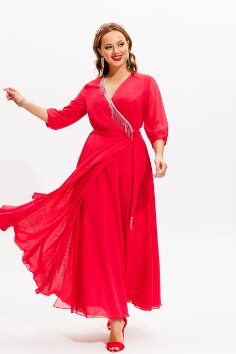 Вечернее платье Anastasia 1113 коралл #1