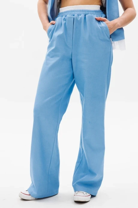 Брюки NikVa н525-1 голубой #1
