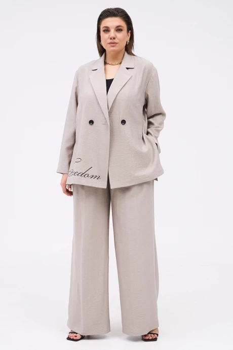 Брючный костюм KaVaRi 8032.1 бежевый двойка #1