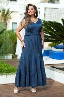 Женское платье Vittoria Queen 20633/1 темно-синий