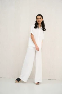 Брючный костюм ATTIKA А3721 белый двойка