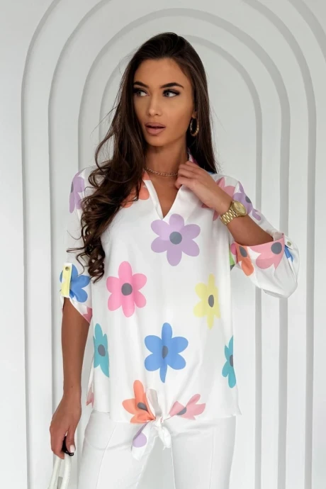Блузка NIKA.PL 020191 цветы #1
