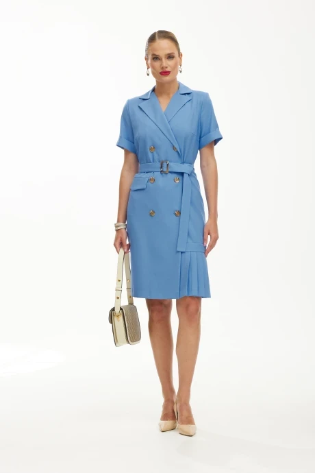 Платье Твой Имидж 1847 голубой #1