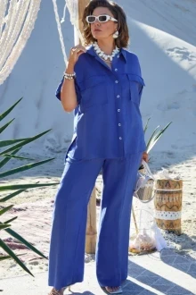 Брючный костюм Vittoria Queen 21633/1 синий