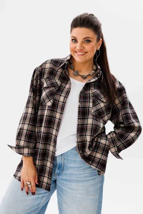 Рубашка Anelli 1452 вечерний песок #1