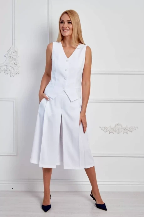 Брючный костюм Azzara 949Б белый #1