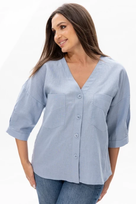 Рубашка Ma Cherie 1093 серо-голубой #1