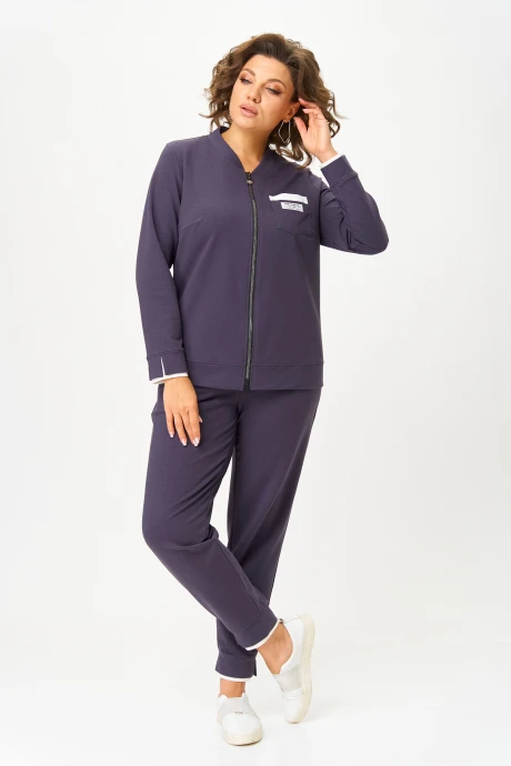 Спортивный костюм Bonna Image 889-1/4 серо-фиолетовый #1