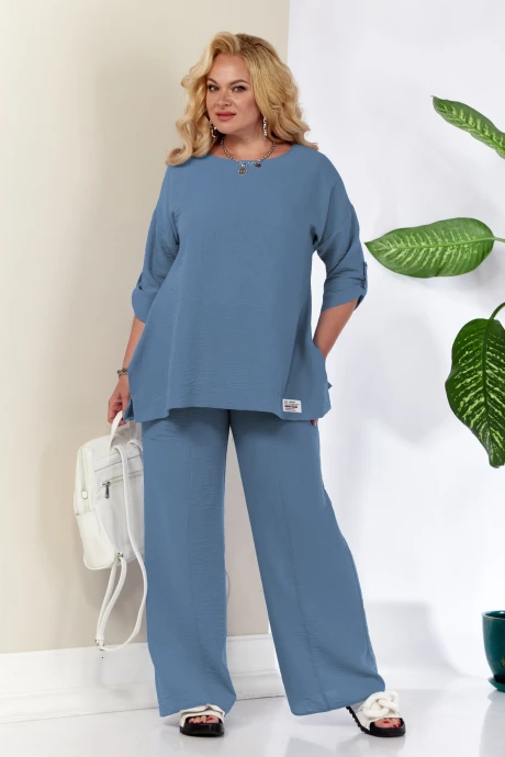 Брючный костюм Anastasia 1102.1 деним двойка #1