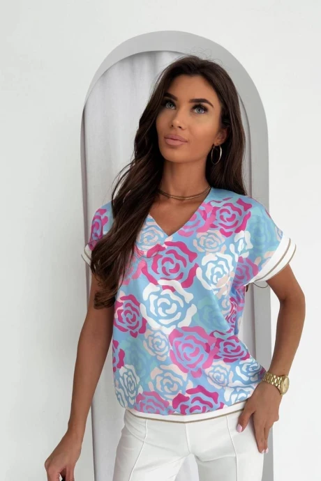 Блузка NIKA.PL 0201101 пион большой #1