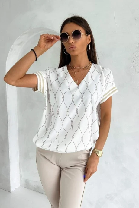 Блузка NIKA.PL 02011 молочный #1