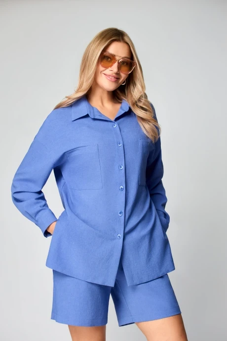 Костюм с шортами Svetlana-Style 2021 голубой #1