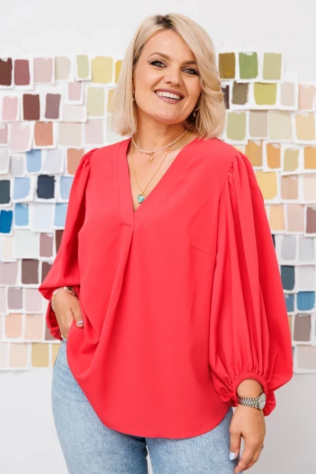 Блузка Anastasia 1048 коралл #1