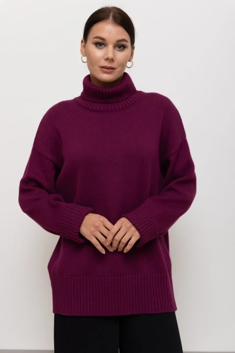 Джемпер (кофта) Romgil РВ0070-ХЛ1 ежевичный #1