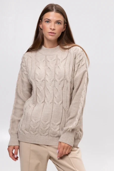Джемпер (кофта) Romgil ТЗ744П светло-бежевый #1