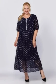 Платье ALGRANDA (Novella Sharm) 3883-О-АС Синий