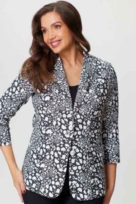 Хлопковый жакет (пиджак) с принтом БелЭльСтиль 203 камушки #1