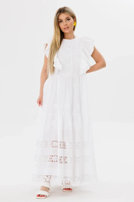Платье AmberaStyle 1096 молоко #1