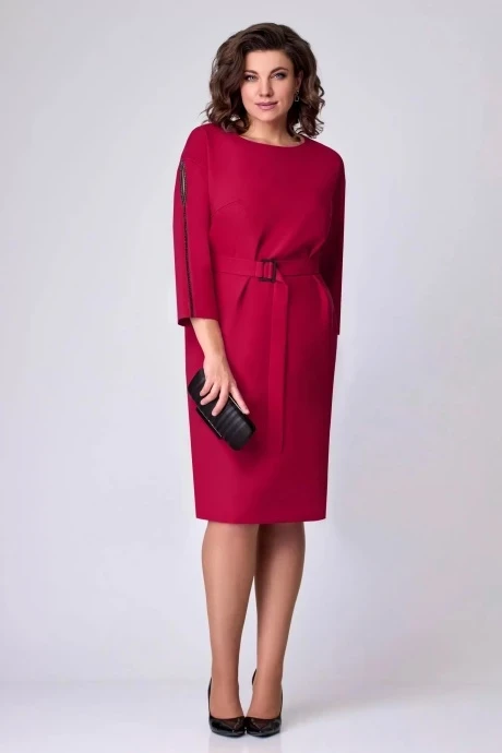 Платье *Распродажа Мишель Стиль 1097-1 брусничный #1