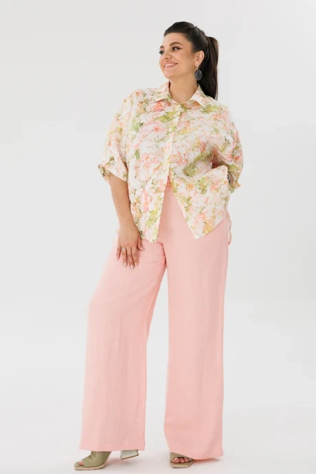 Брюки Anelli 1425.2 клубничный крем #1