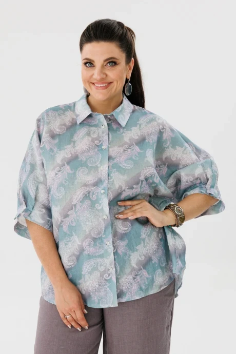 Блузка Anelli 1464 прозрачная вода #1