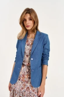 Джинсовый жакет (пиджак) LeNata 12431