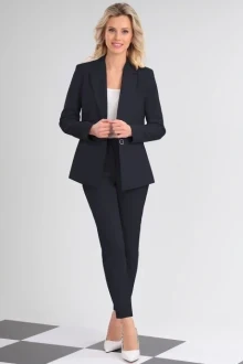 Брючный костюм LeNata 21315 синий двойка