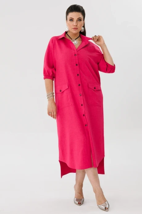 Платье Anelli 1456 брусника #1