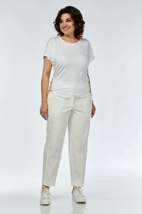 Брюки Anna Majewska 1545 молочный #1