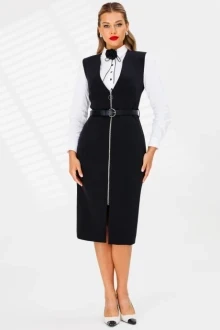 Сарафан Мода-Юрс 2832 белый двойка