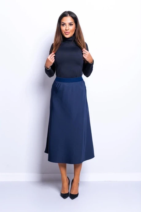 Юбка NIKA.PL 05031102 темно-синий #1