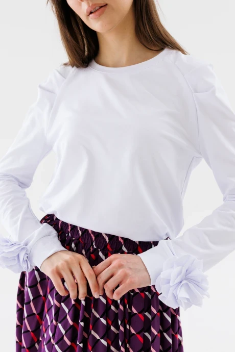 Лонгслив NikVa н558-2 молоко #1