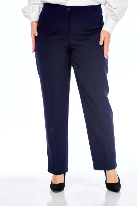 Брюки Элль-стиль 2002/6 тёмно-синий #1