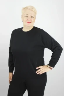 Джемпер (кофта) Полесье С1758-234С0756-Д43 глубокий черный рост 170,176