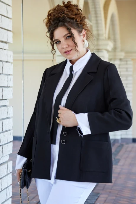 Жакет (пиджак) из хлопка Vittoria Queen 22563 #1