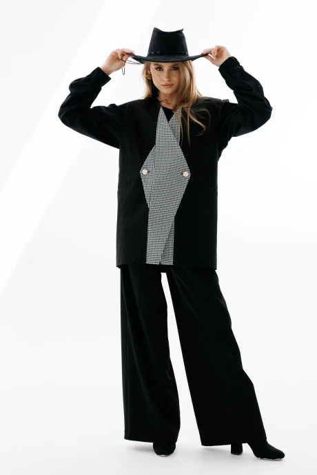 Брючный костюм NikVa н708-2 тройка #1