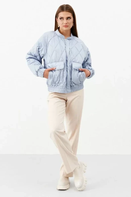 Стеганый бомбер KETTY K-09170 Голубой #1