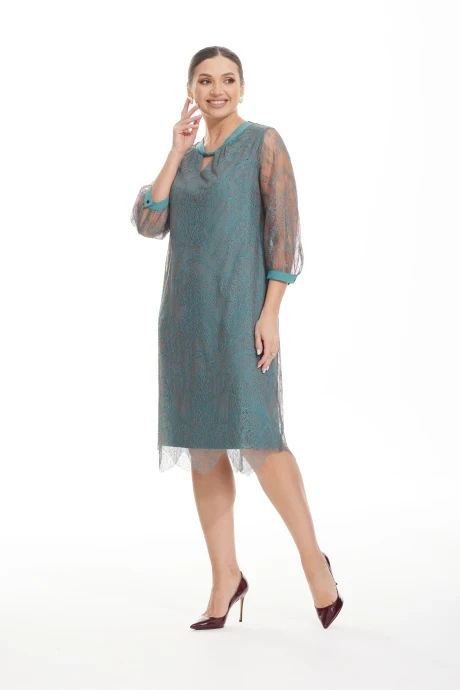 Платье *Распродажа Elady 4415 бирюза #1