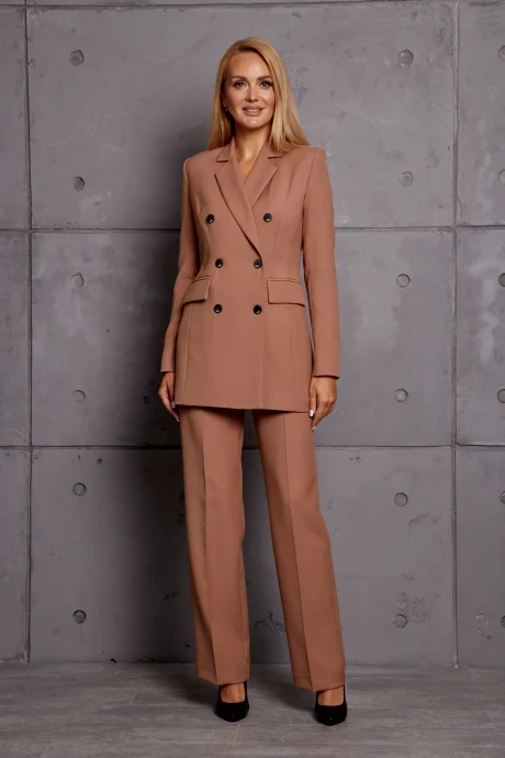 Брючный костюм Azzara 922П темно-бежевый #1