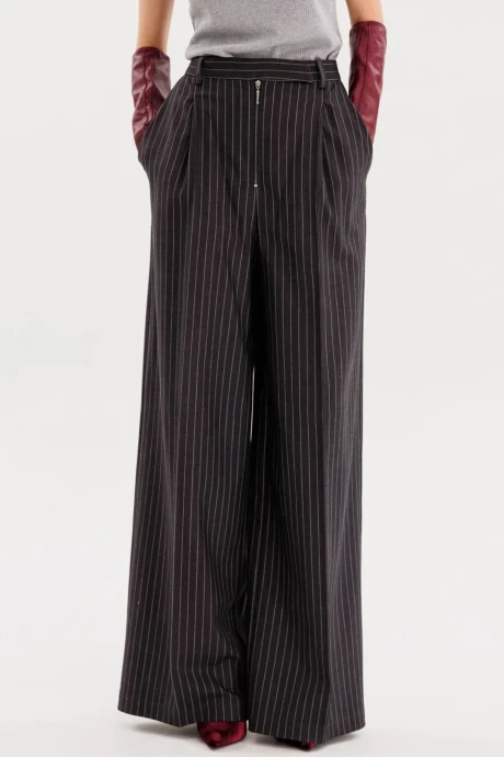 Брюки EOLA 2725 графит в полоску #1