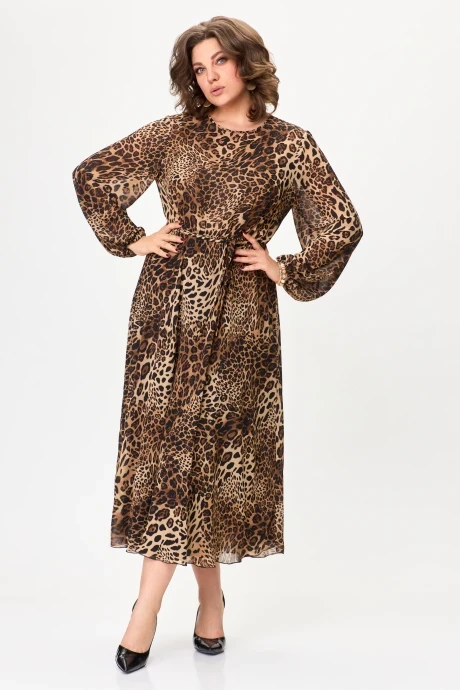 Шифоновое платье Svetlana-Style 2014 леопард #1