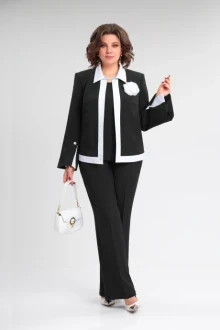 Брючный костюм Lady Secret 2921/1 черный+белый