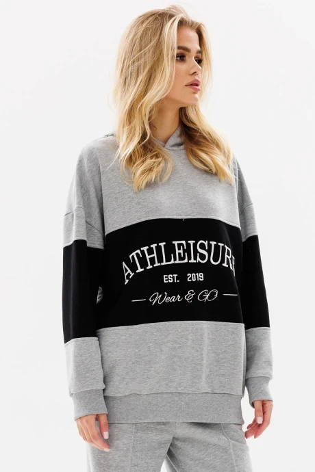 Джемпер (кофта) GO f4072/50-04 серый меланж #1