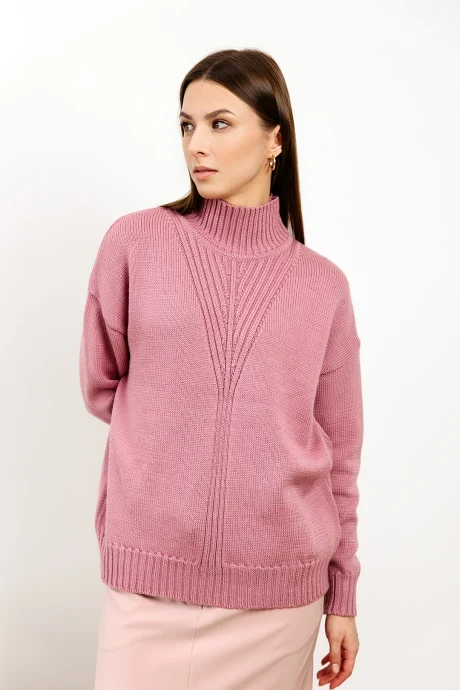 Джемпер (кофта) Romgil РВ0091-ШЕ5 темно-розовый #1