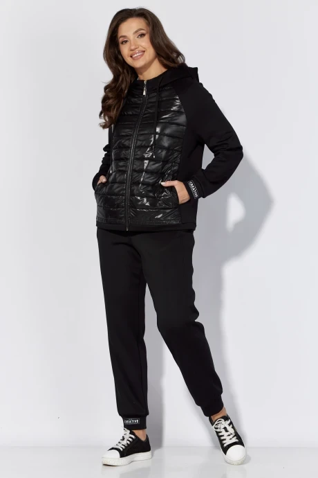 Спортивный костюм TAiER 1305 черный двойка #1