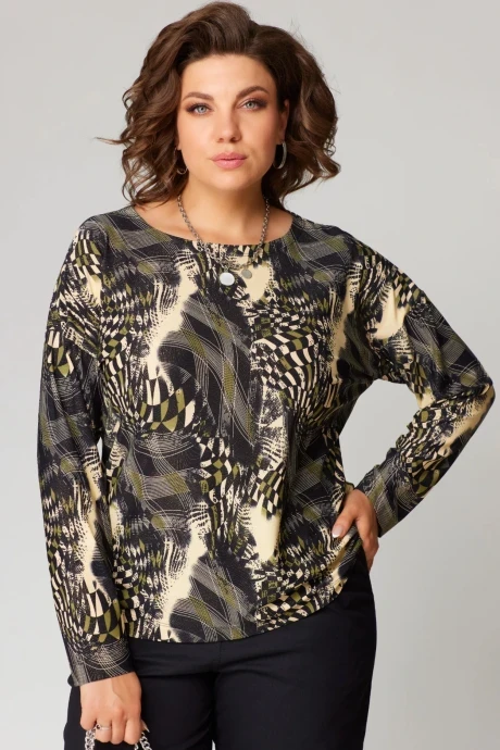 Джемпер (кофта) Bliss 8169 хаки #1